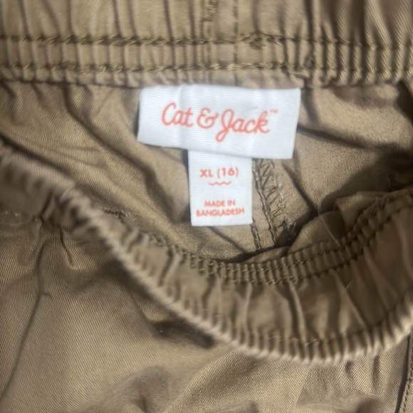 Cat & Jack Uniform Khaki Shorts - Picture 2 of 3